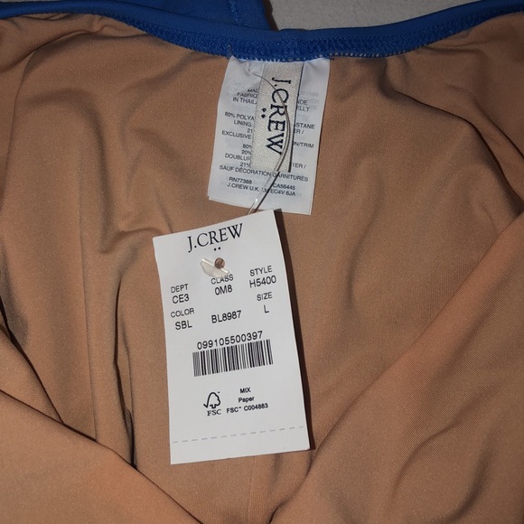 J.CREW FACTORY Scoopback one-piece swimsuit - Picture 7 of 8